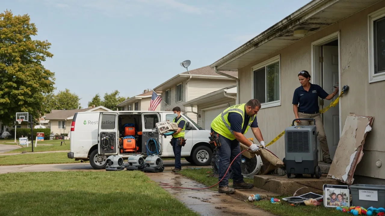 Water Damage Restoration in Springerton, IL near me